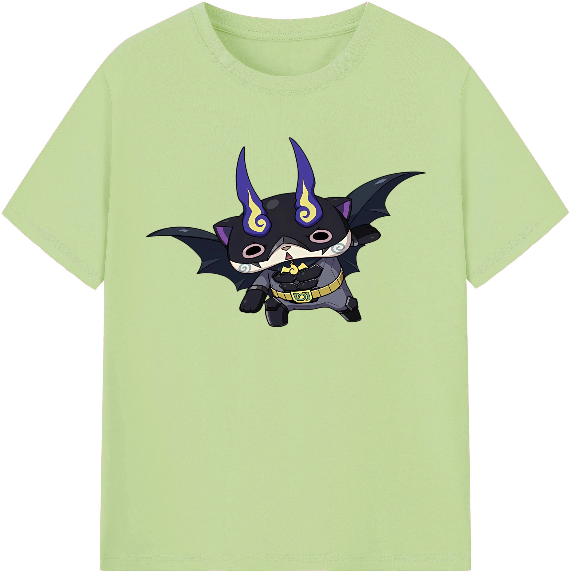（画像用） 妖怪ウォッチ Yo-kai Watch 綿100％半袖Tシャツ（フロントプリント）